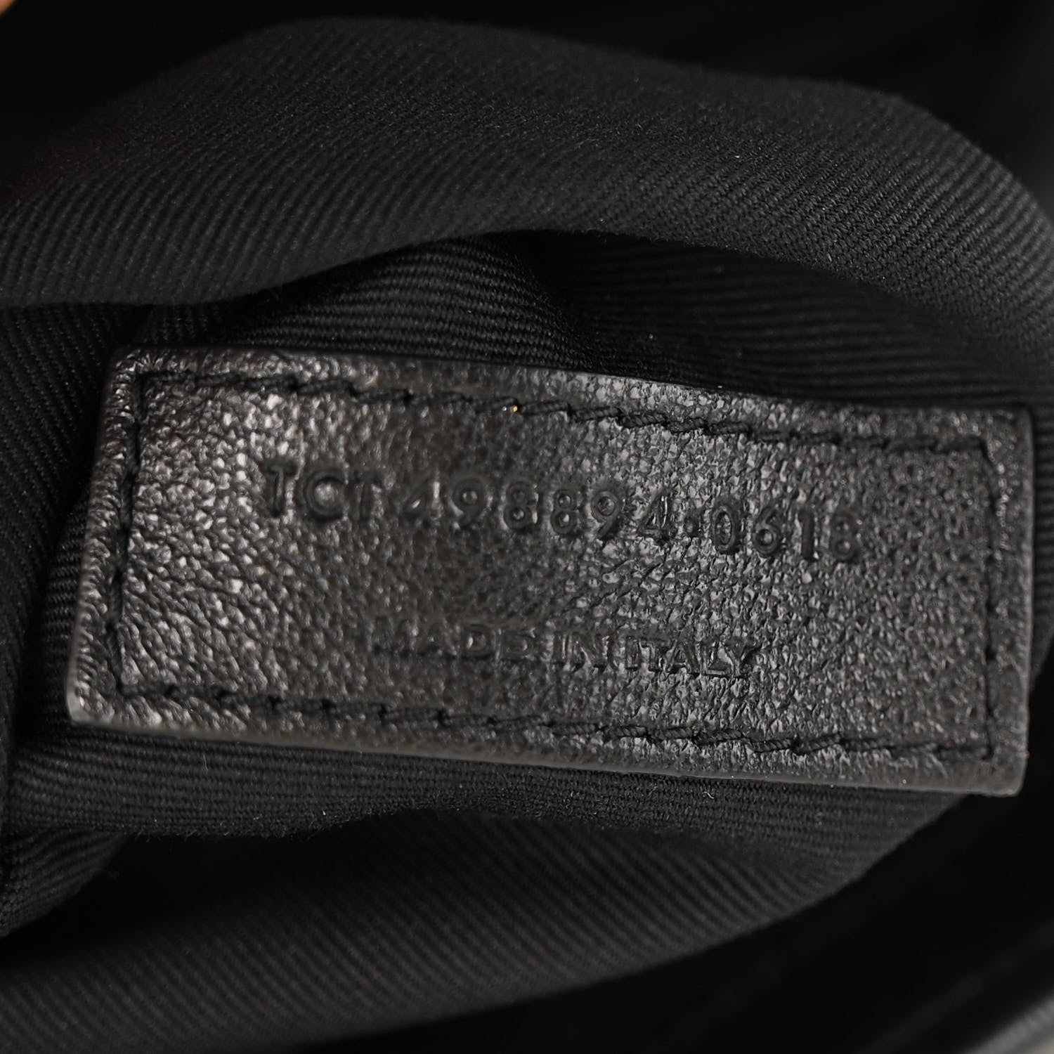 Saint Laurent Crinkled Calfskin Matelasse Monogram Medium Niki Chain Satchel Black 7 of 12