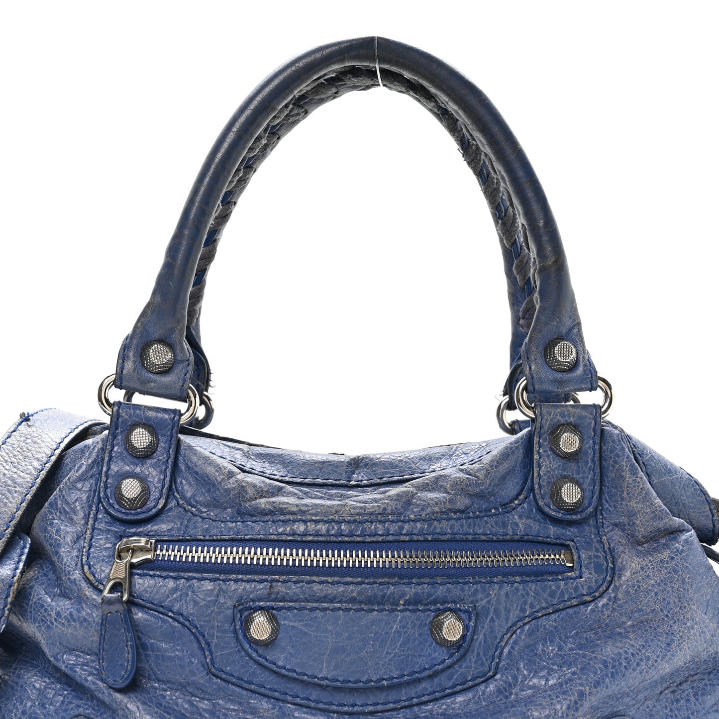 Agneau Giant 12 Silver Hardware Town Bleu Glacier