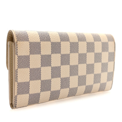 Louis Vuitton Damier Azur Emilie Wallet 3 of 6