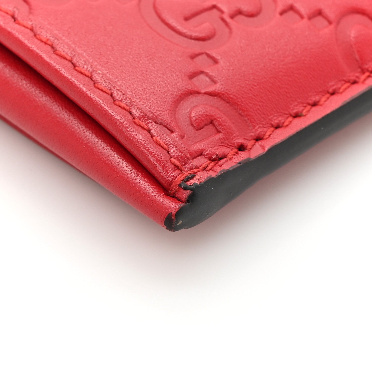 Gucci Microguccissima Card Holder Red 9 of 12