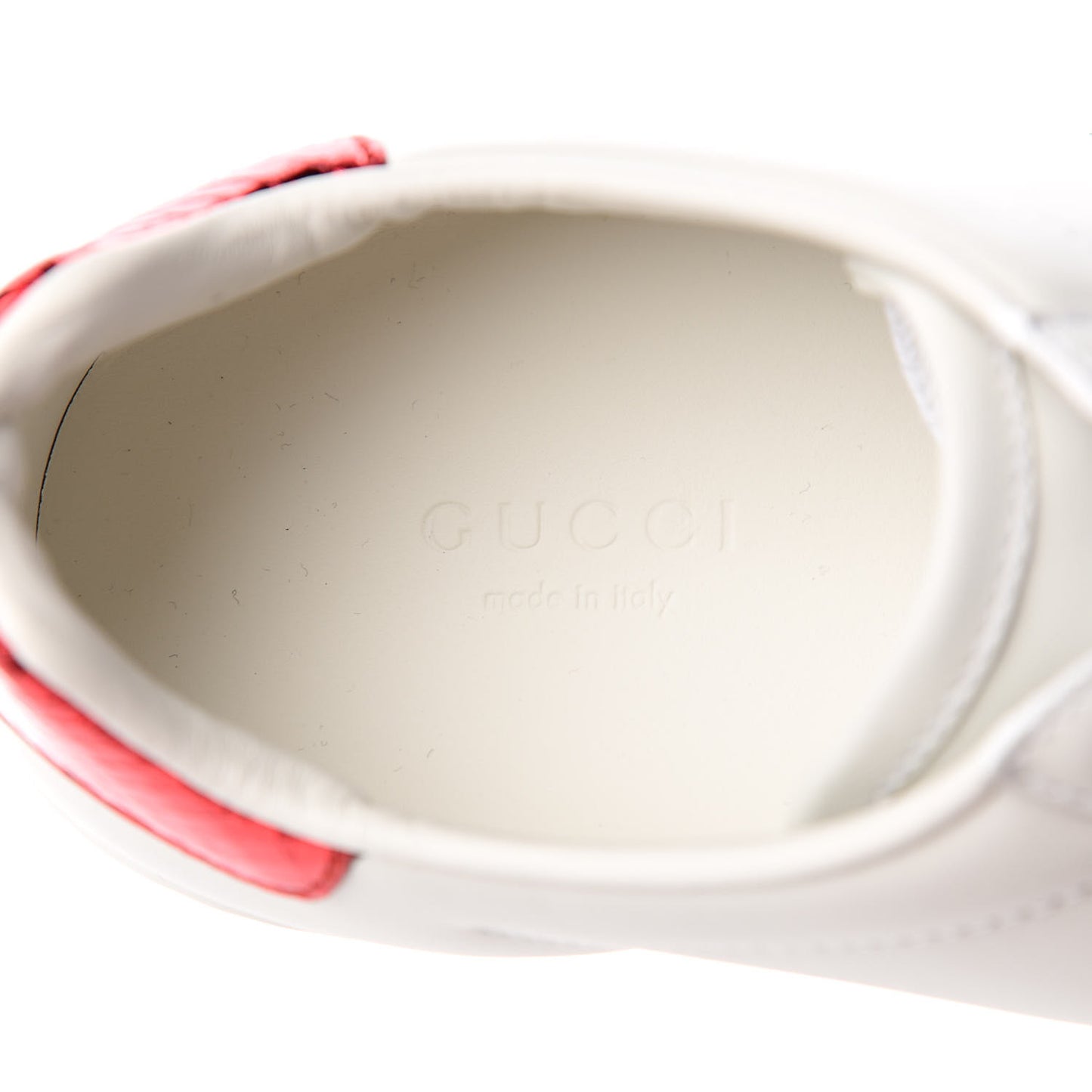 Calfskin Ayers Bee Embroidered Womens Ace Sneakers 36.5 White Green
