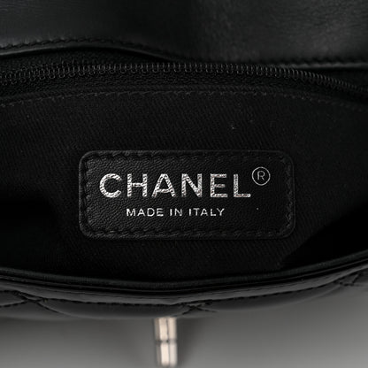Chanel Patent Quilted Small Coco Shine Flap Black 6 of 11