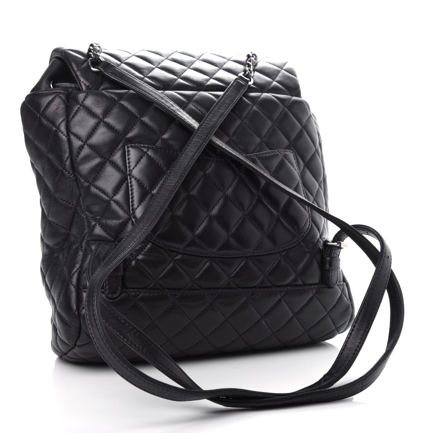 Chanel Calfskin Quilted Large Urban Spirit Backpack Navy Blue 3 of 11