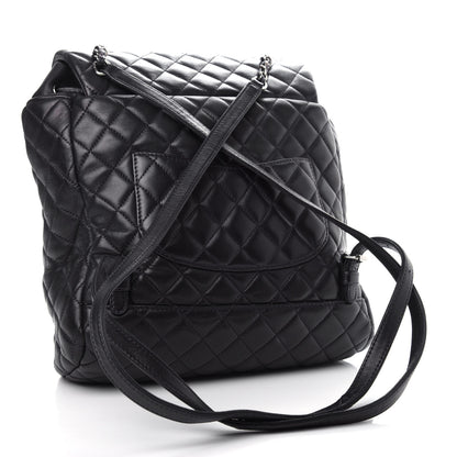 Chanel Calfskin Quilted Large Urban Spirit Backpack Navy 3 of 11