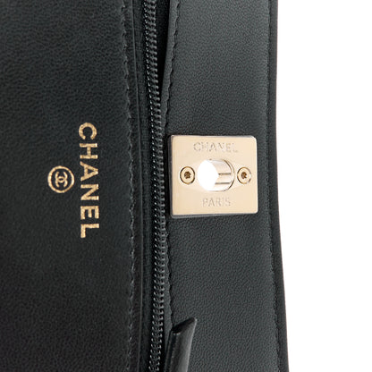 Chanel Lambskin Quilted Trendy CC Wallet On Chain WOC Black 7 of 14
