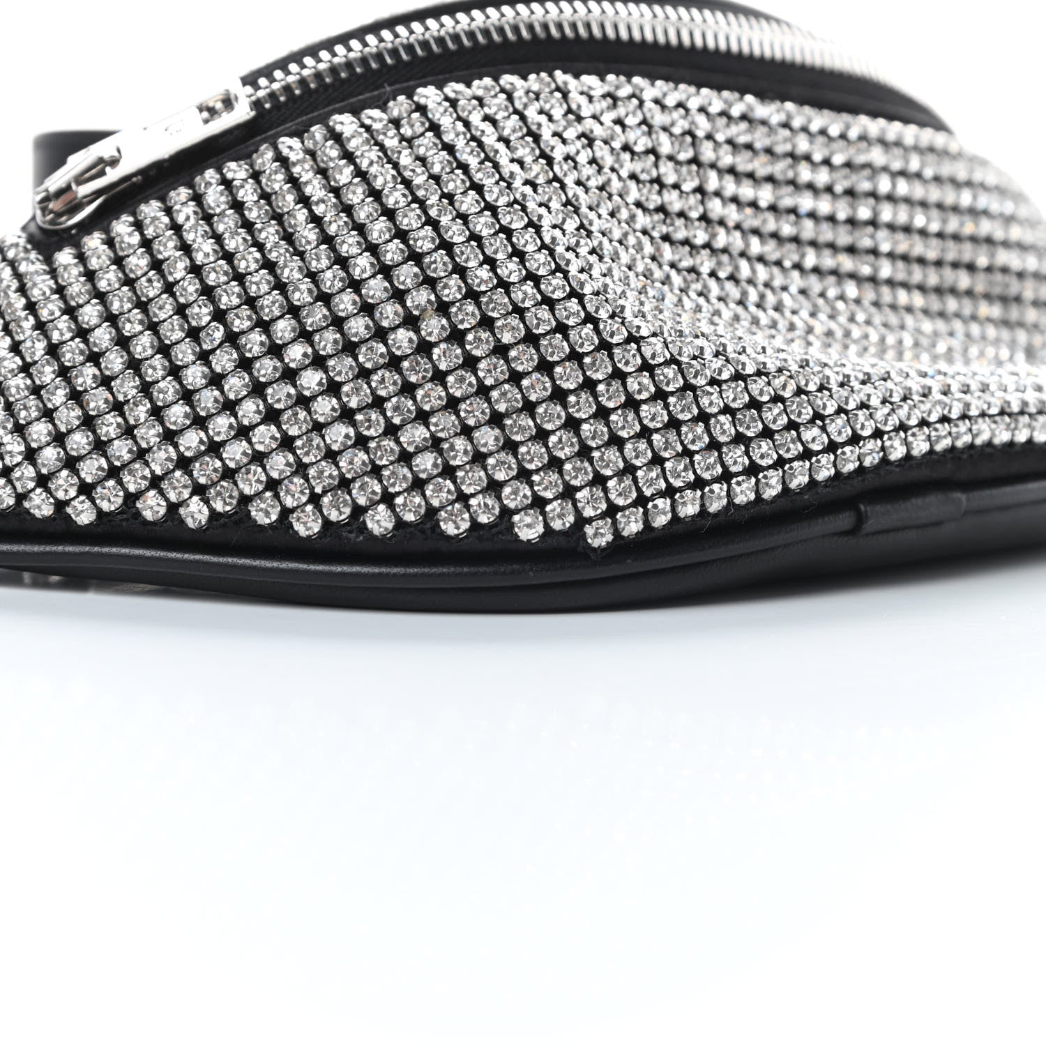 Alexander Wang Rhinestone Mesh Mini Attica Belt Bag Black 8 of 9