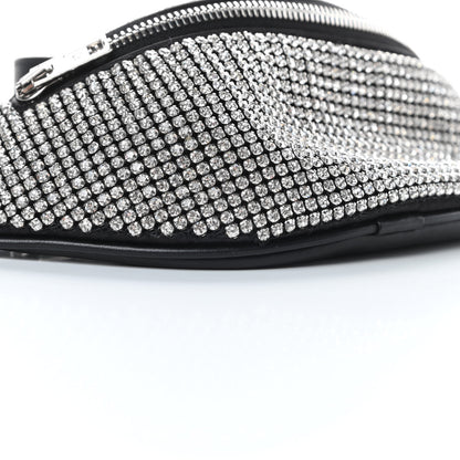 Alexander Wang Rhinestone Mesh Mini Attica Belt Bag Black 8 of 9