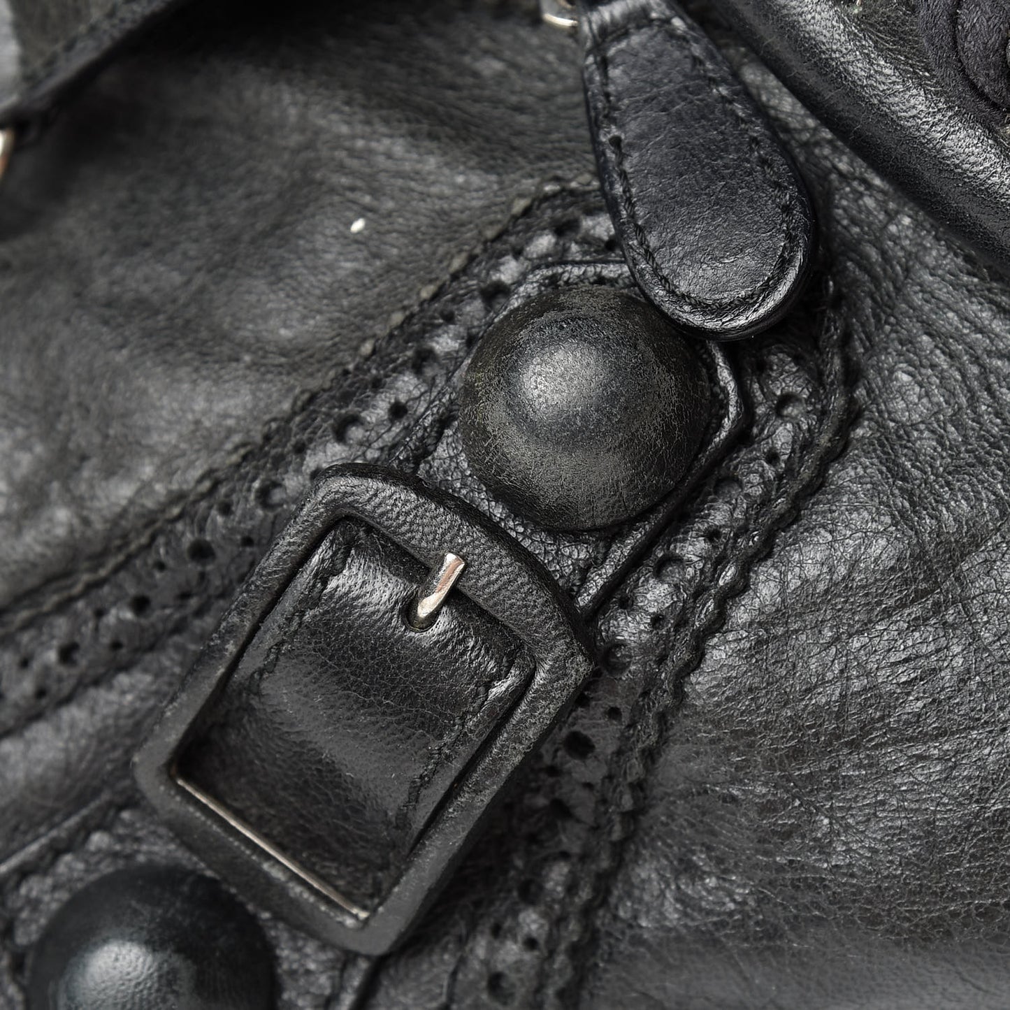 Agneau Giant Brogues Hardware City Black