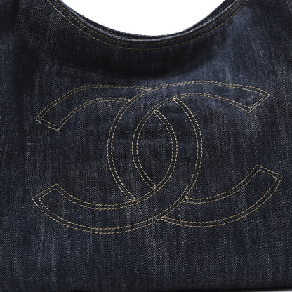 Chanel Denim XL Coco Cabas Tote Blue 9 of 11