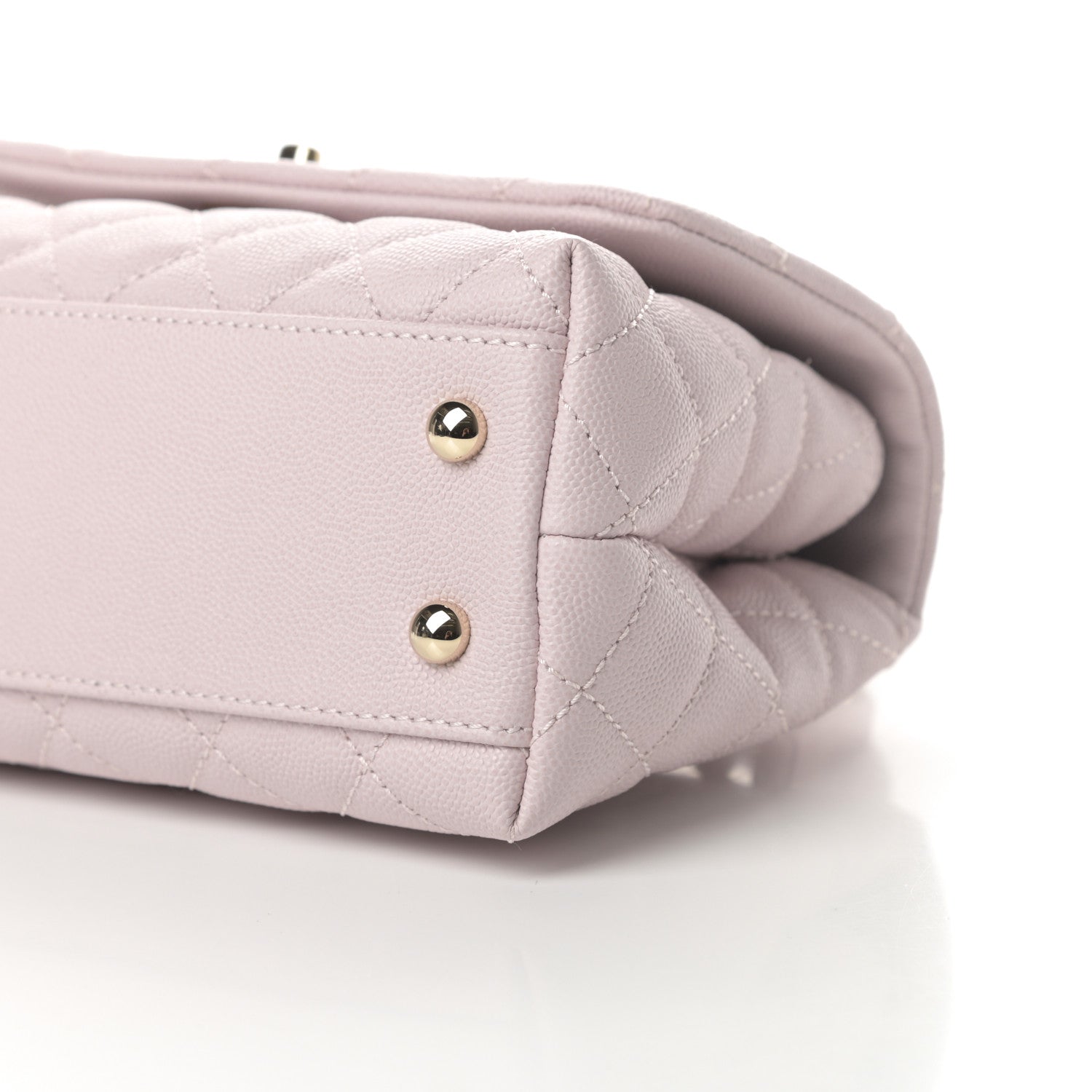 Chanel Caviar Quilted Mini Coco Handle Flap Lilas Lilac 10 of 11