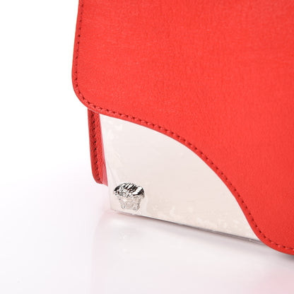 Versace Goatskin Stardvst Shoulder Bag Red 7 of 8