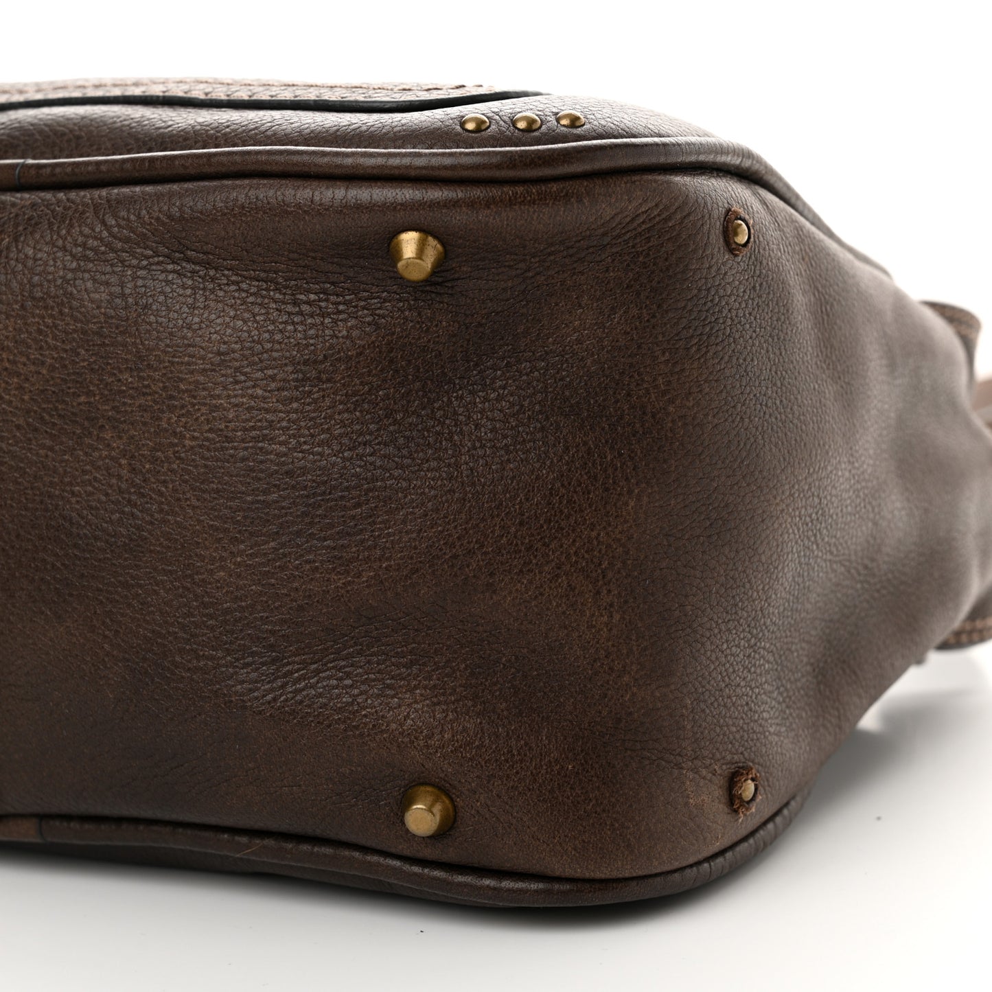Calfskin Small Paddington Hobo Brown