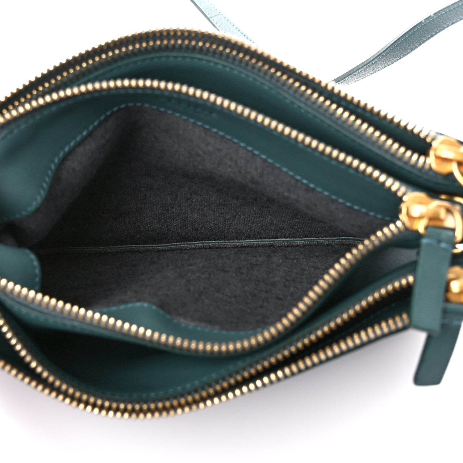 Celine Lambskin Small Trio Crossbody Bag Amazone 5 of 11