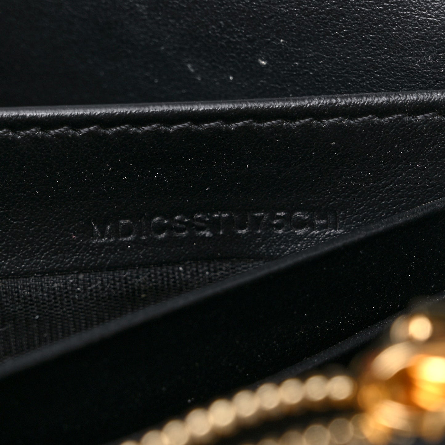 Grainy Calfskin Vintage Check Hampshire Crossbody Black