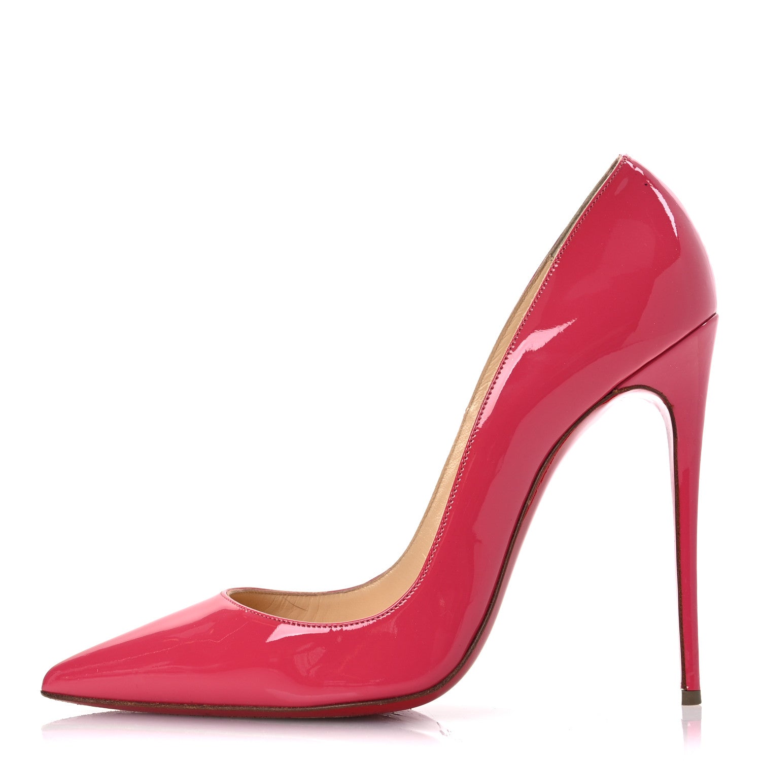 Christian Louboutin Patent Pigalle Follies 100 Pumps 41 Pinky 1 of 11
