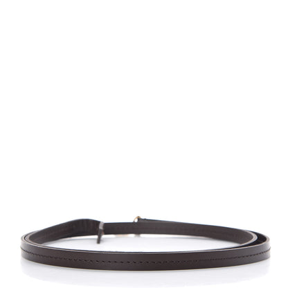 Louis Vuitton Calfskin 12mm Favorite Long Strap Brown 2 of 5
