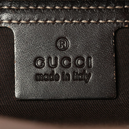 Gucci GG Supreme Monogram Belt Bag Dark Brown 6 of 9