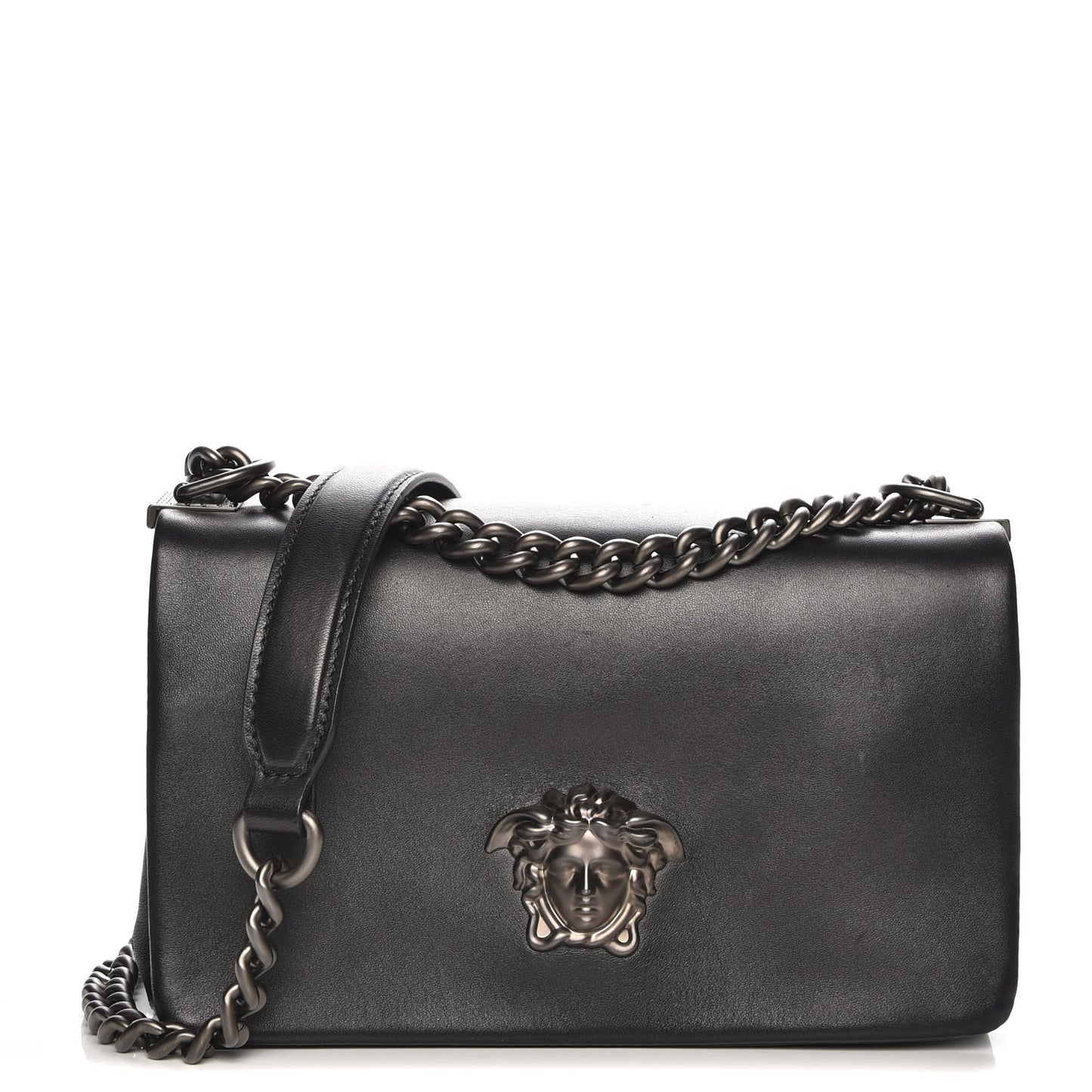 Nappa Palazzo Sultan Shoulder Bag Black