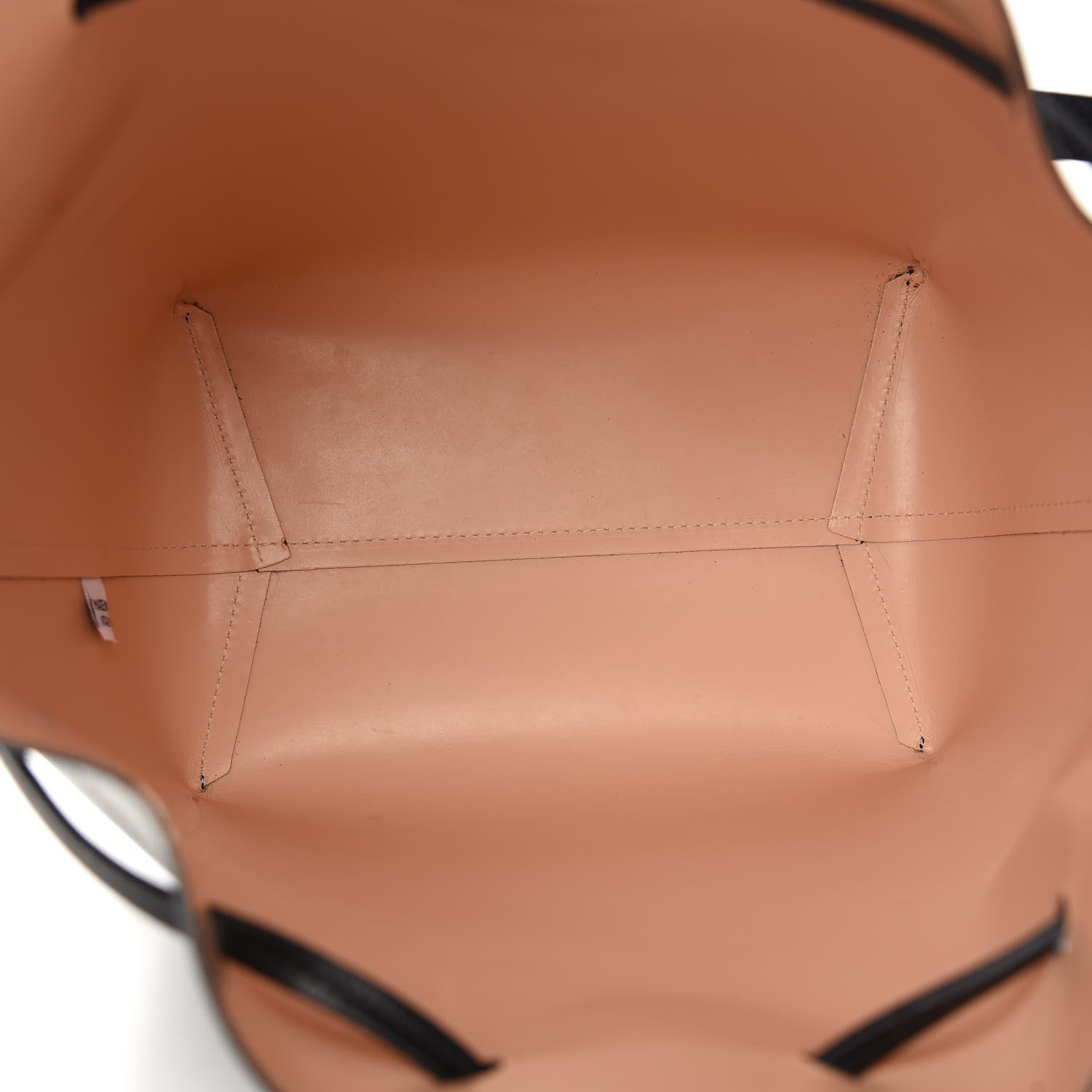 Mansur Gavriel Vegetable Tanned Calfskin Bucket Bag Black Ballerina 7 of 12