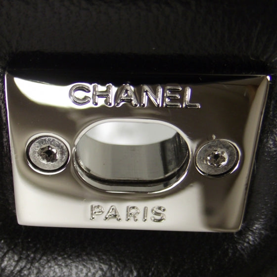 Chanel Lambskin Tweedy Flap Black 9 of 11