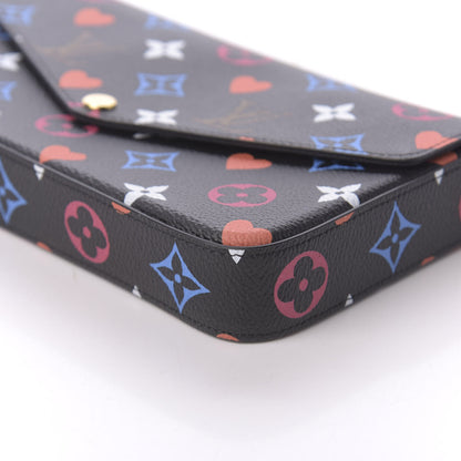 Louis Vuitton Game On Felicie Chain Wallet Black 7 of 10