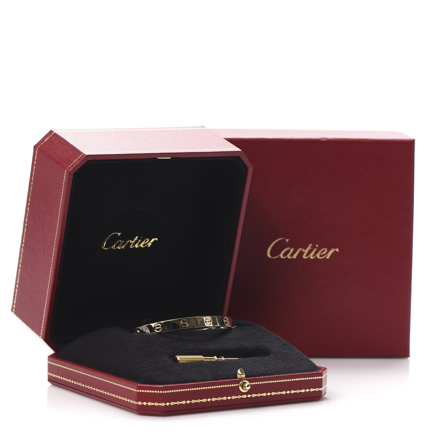 Cartier 18K Yellow Gold LOVE Bracelet 17 7 of 7
