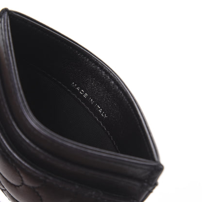 Chanel Lambskin Camellia Embossed Card Holder Black 4 of 6