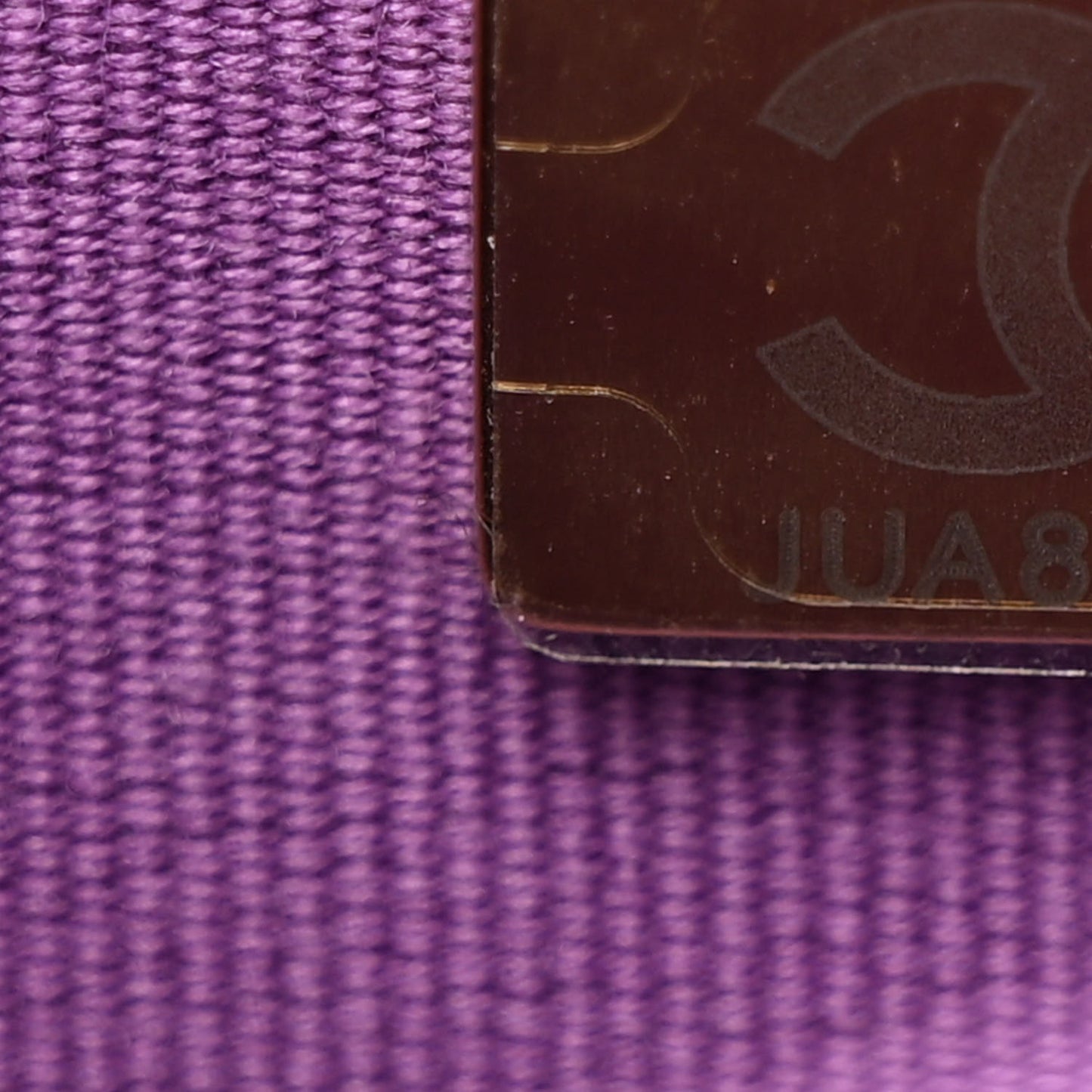Caviar Quilted Wallet On Chain WOC Purple