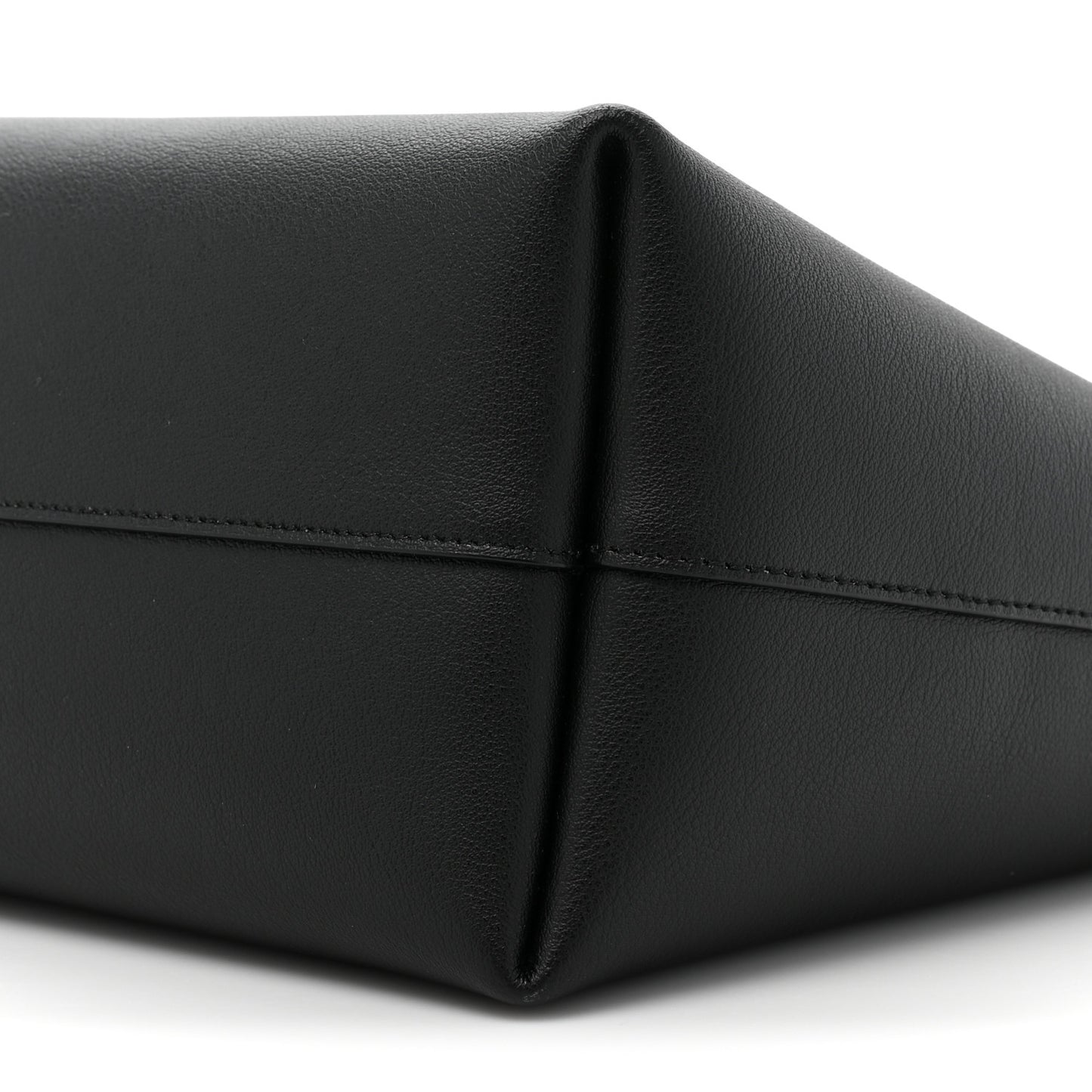 Calfskin Large Shopping Tote Black
