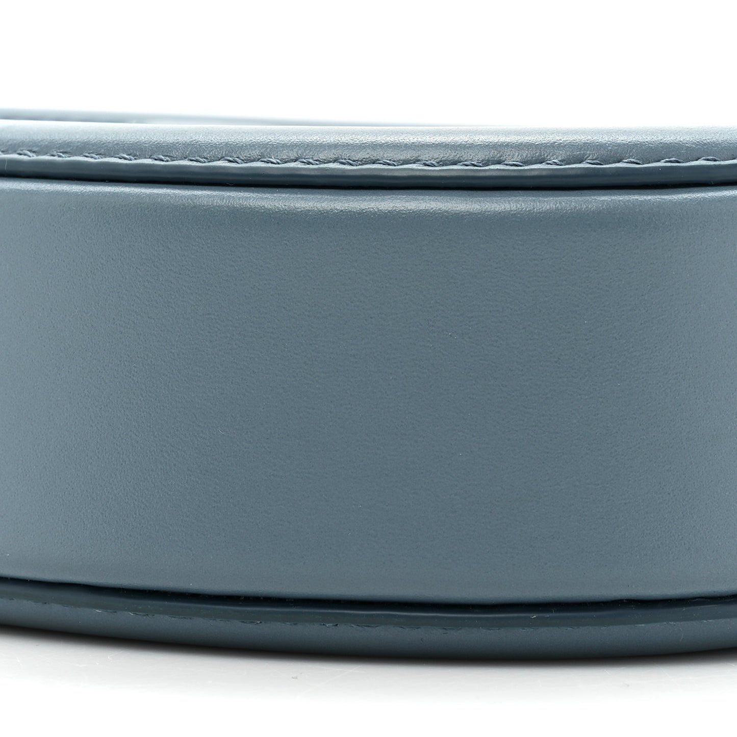 Smooth Calfskin Cuir Triomphe Oval Bag Denim