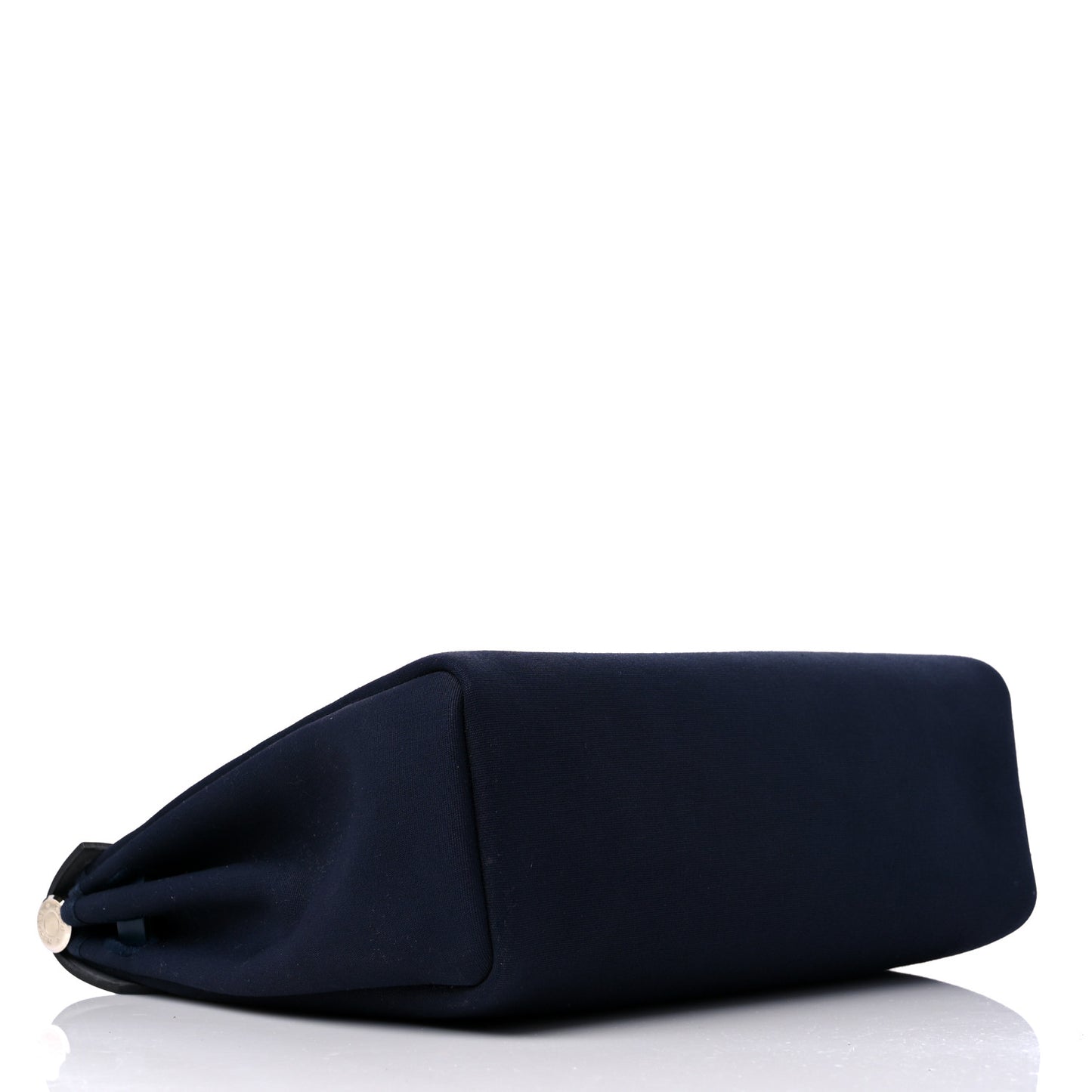 Toile Vache Calfskin Herbag 30 PM Navy Bleu