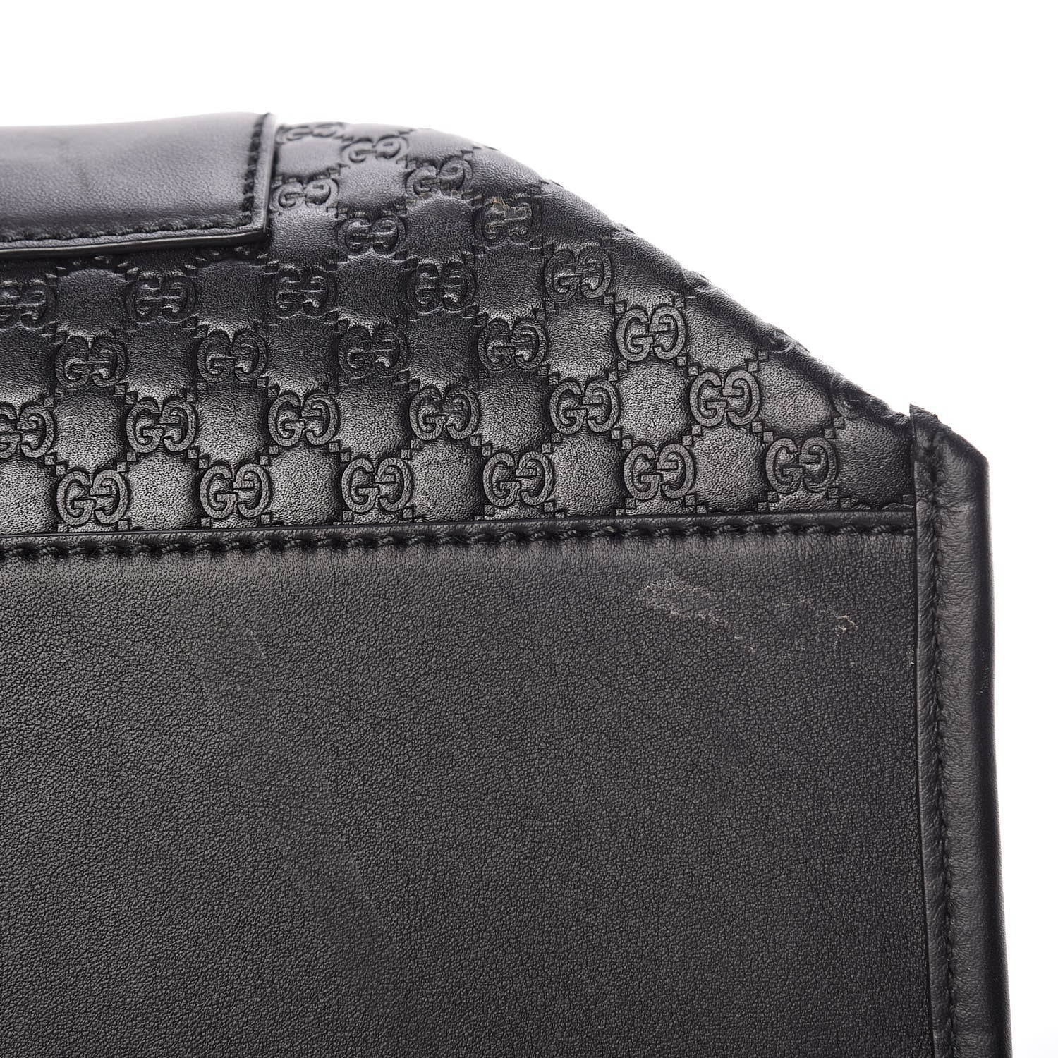 Gucci Soft Microguccissima Medium Tote Black 9 of 10