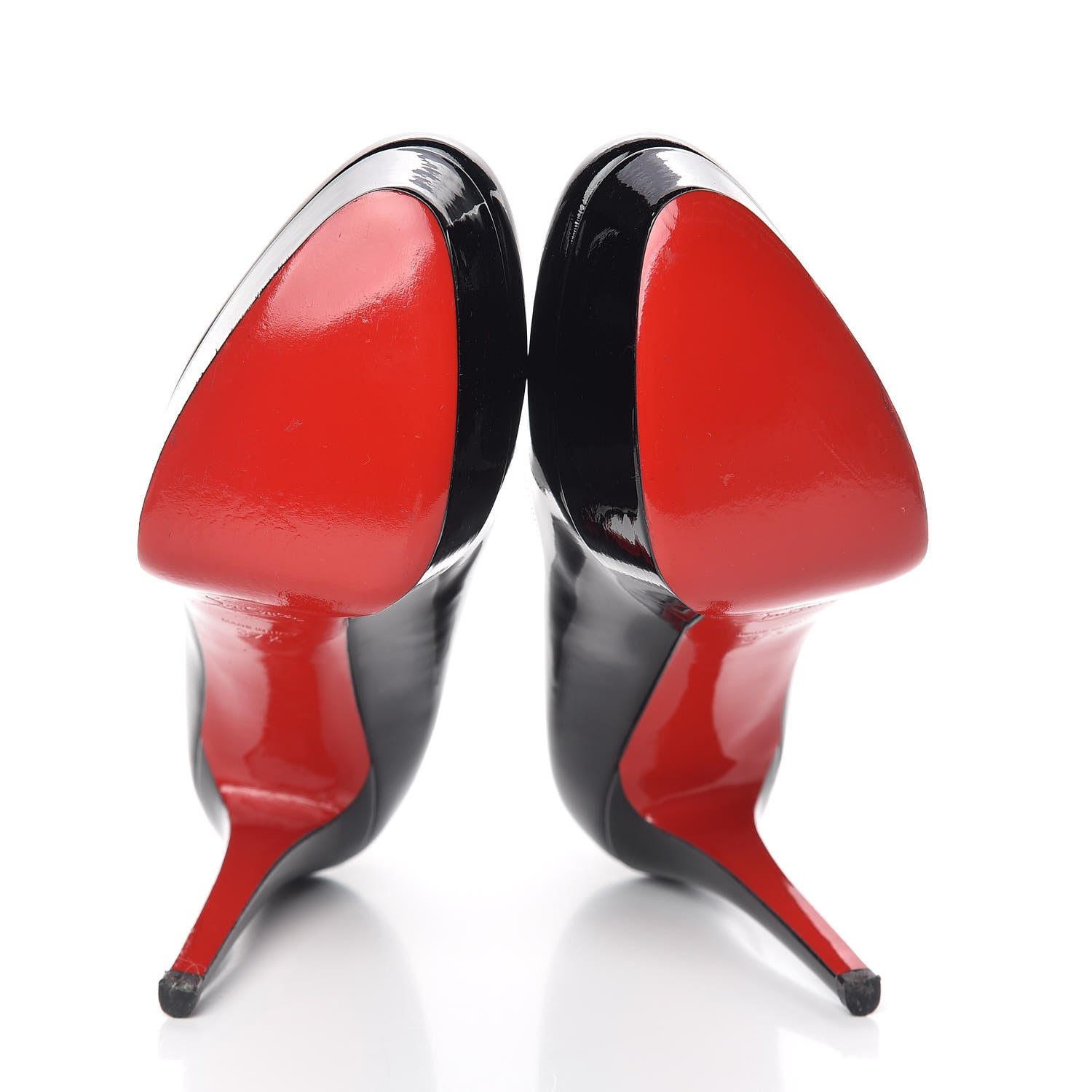 Christian Louboutin Patent Bianca 120 Pumps 37.5 Black 5 of 7