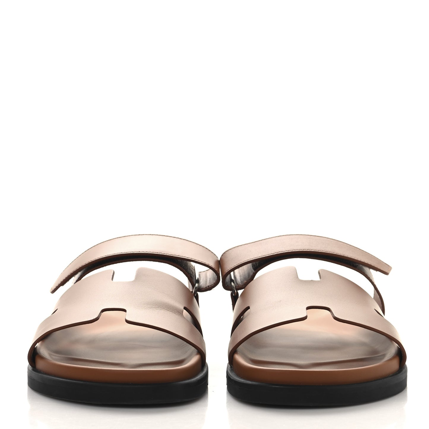 Calfskin Mens Chypre Sandals 44 Beige Dore