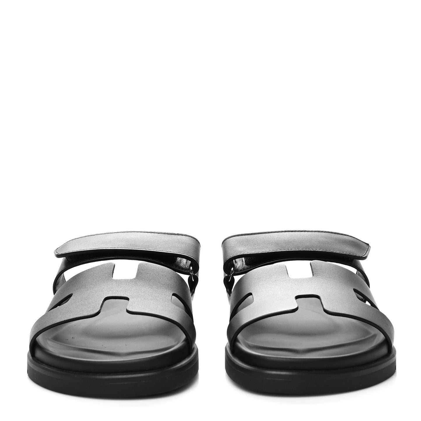 Calfskin Womens Chypre Sandals 39.5 Black
