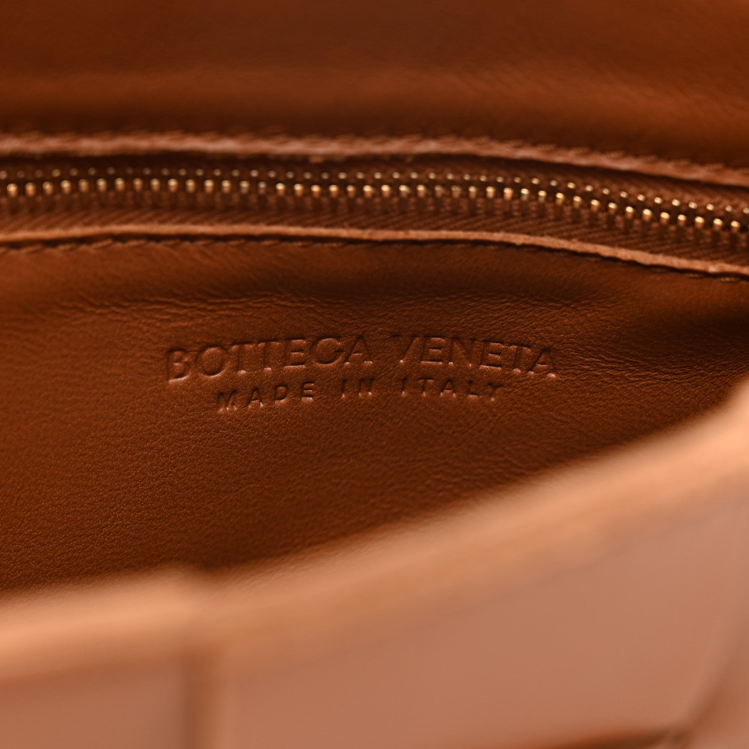 Bottega Veneta Lambskin Maxi Intrecciato Cassette Crossbody Bag Caramel 6 of 10