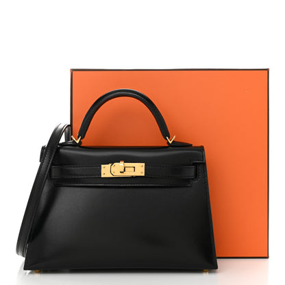 Hermes Box Mini Kelly Sellier 20 Black 12 of 12