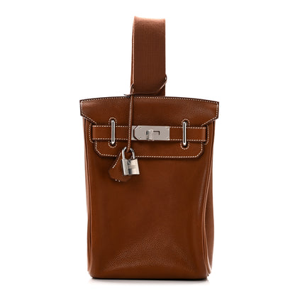 Hermes Natural Barenia Faubourg Hac A Dos PM Backpack Fauve 1 of 10