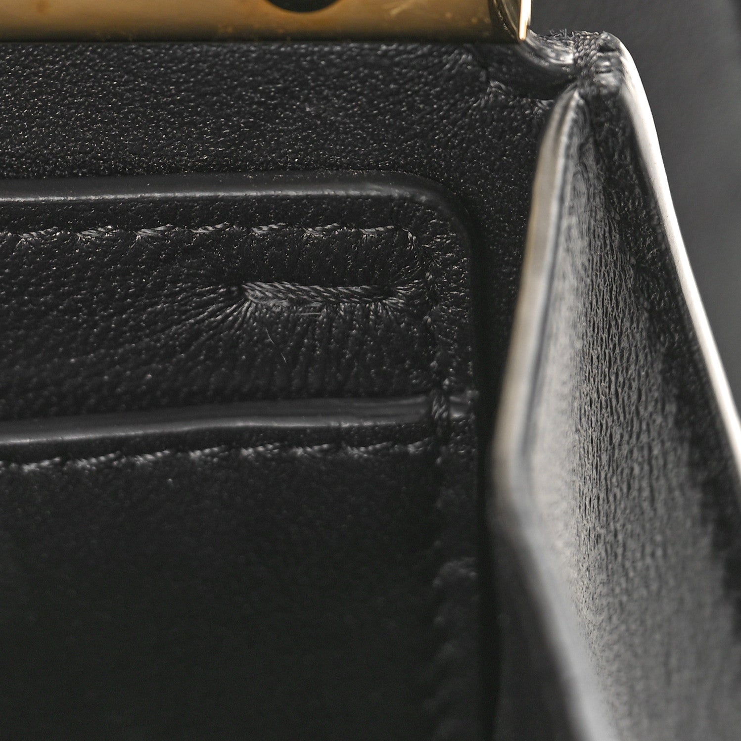 Fendi Shiny Nappa Petite Peekaboo I SEE U Satchel Black 11 of 11