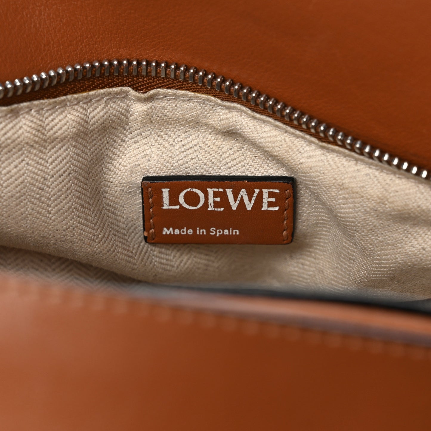 Calfskin Medium Puzzle Bag Tan