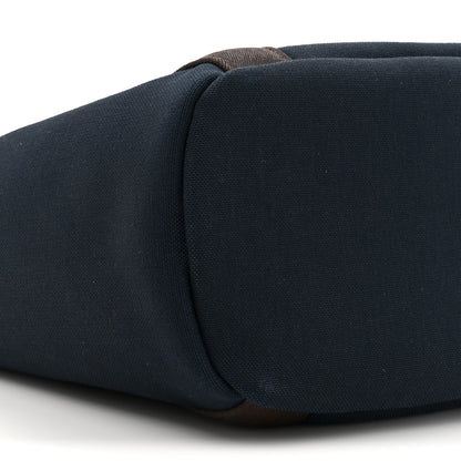 Hermes Toile Sac De Pansage Groom Bleu Navy Feu 10 of 15