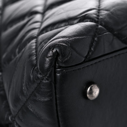 Chanel Aged Calfskin Small Bowling Bag Black 8 of 11