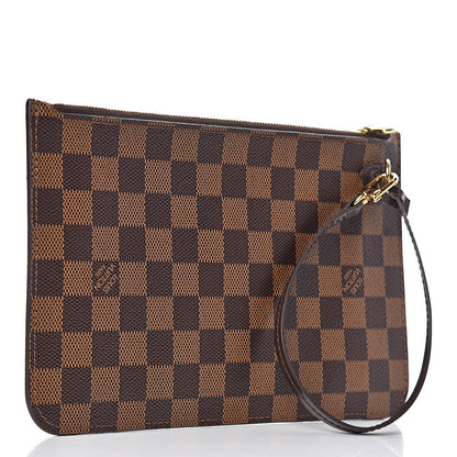 Louis Vuitton Damier Ebene Neverfull MM GM Pochette 3 of 8
