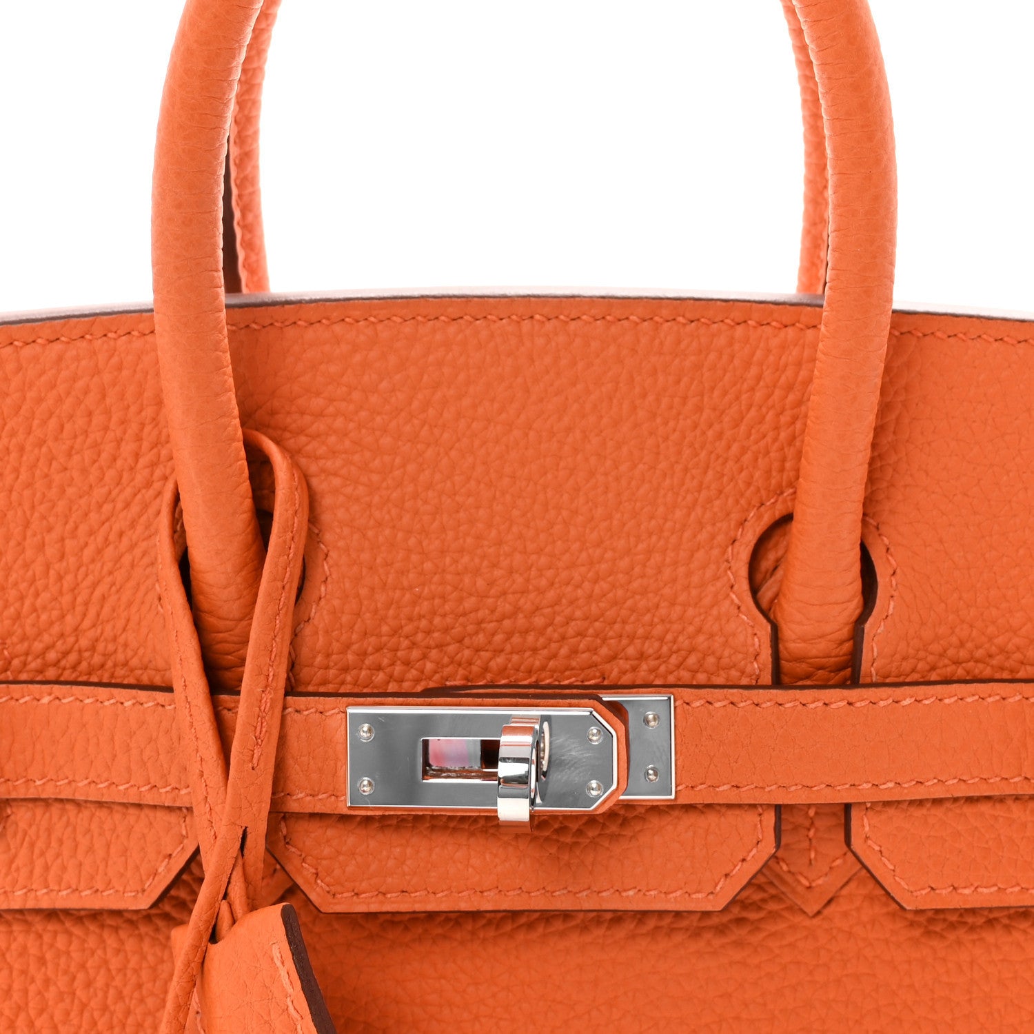 Hermes Togo Birkin 25 Orange 8 of 11
