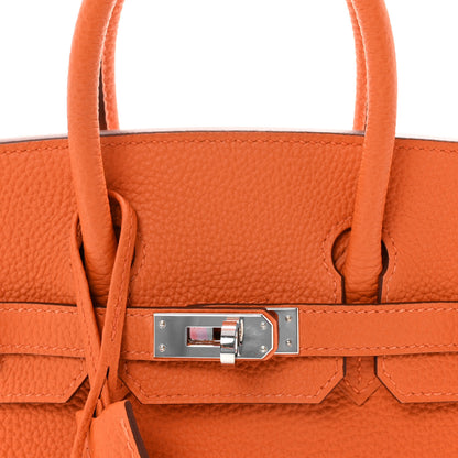 Hermes Togo Birkin 25 Orange 8 of 11