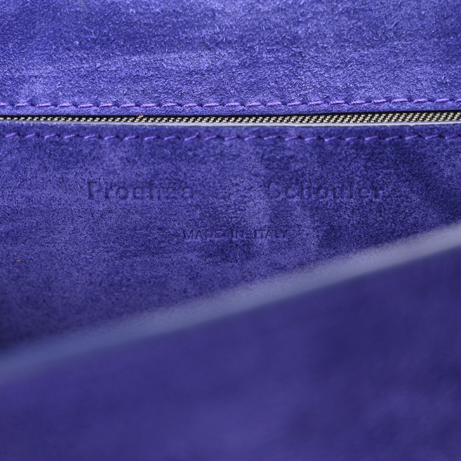 Proenza Schouler Suede PS1 Mini Pouch Messenger Bag Amethyst 7 of 11