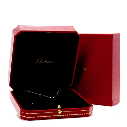 Cartier 18K White Gold Diamond XS D'Amour Pendant Necklace 6 of 6