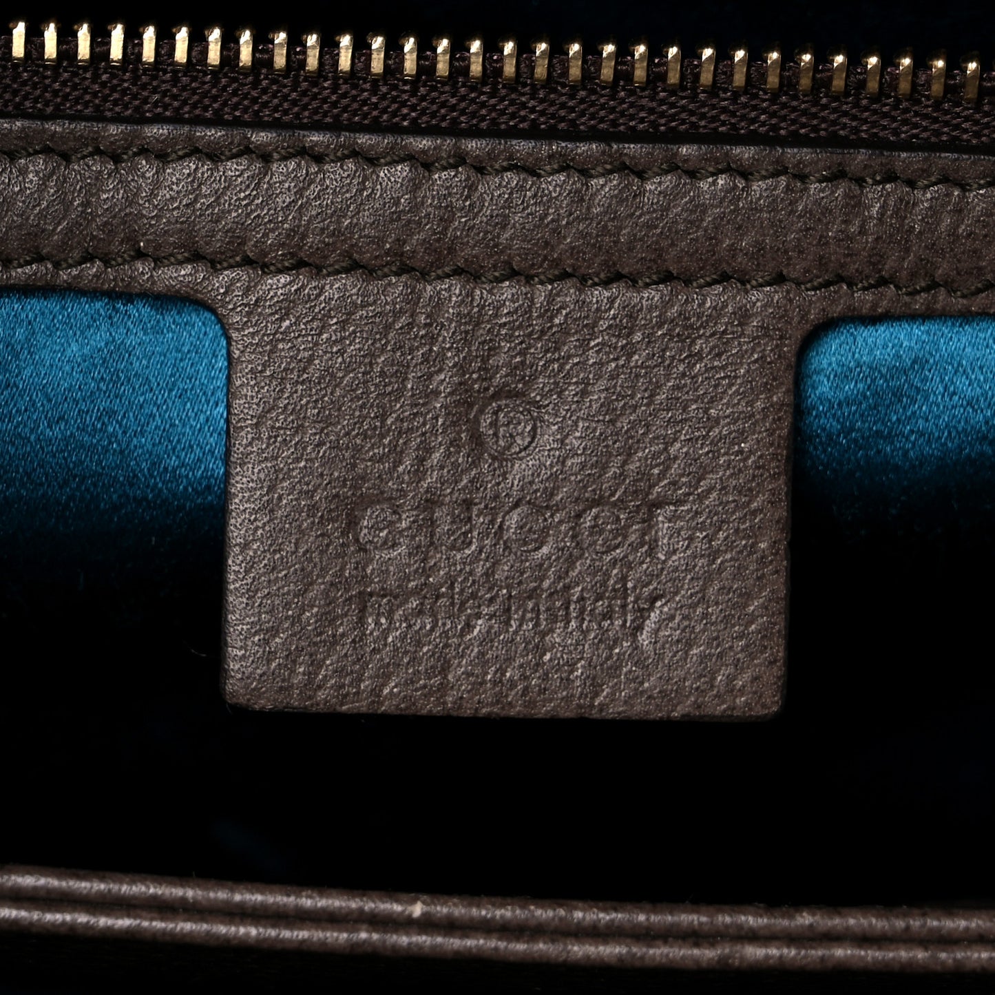 GG Supreme Monogram Web Medium Ophidia Chain Shoulder Bag Brown
