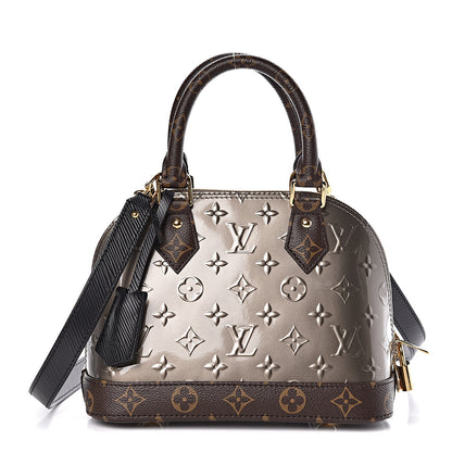 Louis Vuitton Vernis Epi Monogram Alma BB Champagne Metallise 1 of 10