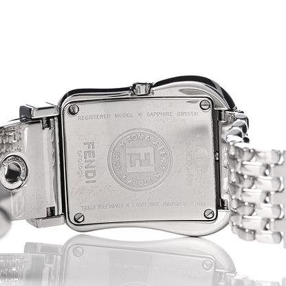 Fendi Stainless Steel Diamond Pink Mother of Pearl 33mm Buckle Quartz Watch 5 of 7